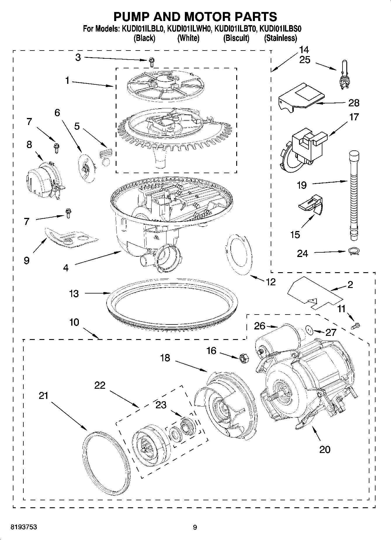 08 - PUMP AND MOTOR PARTS