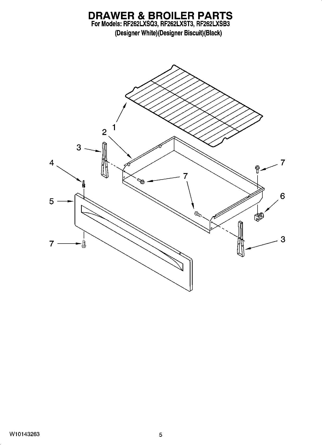 04 - DRAWER & BROILER PARTS