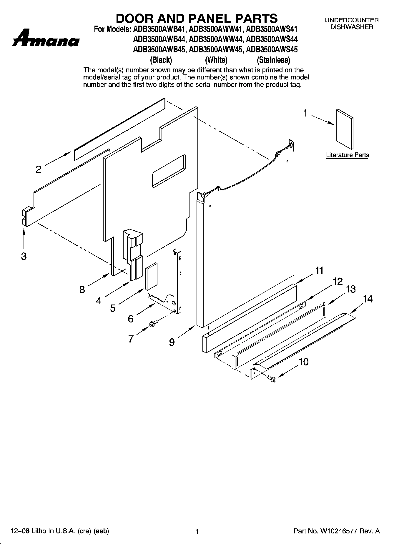 01 - DOOR AND PANEL PARTS