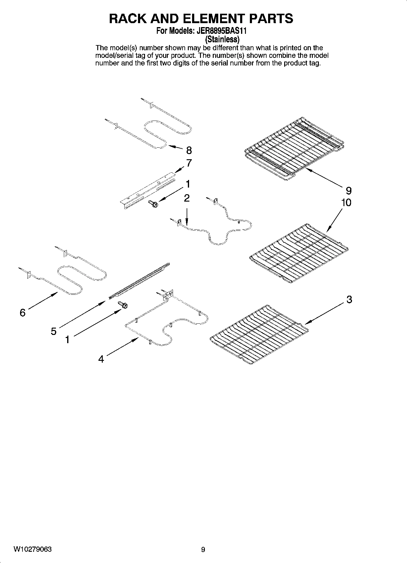 06 - RACK AND ELEMENT PARTS