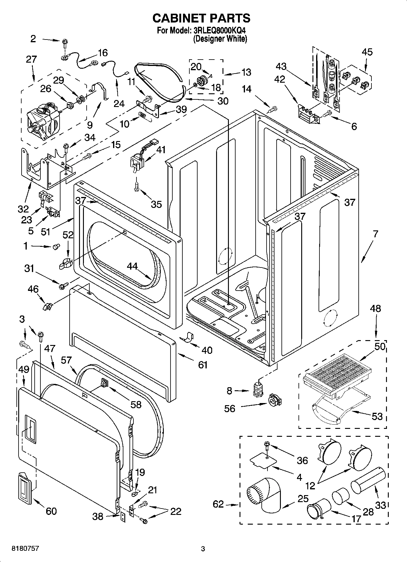 02 - CABINET PARTS