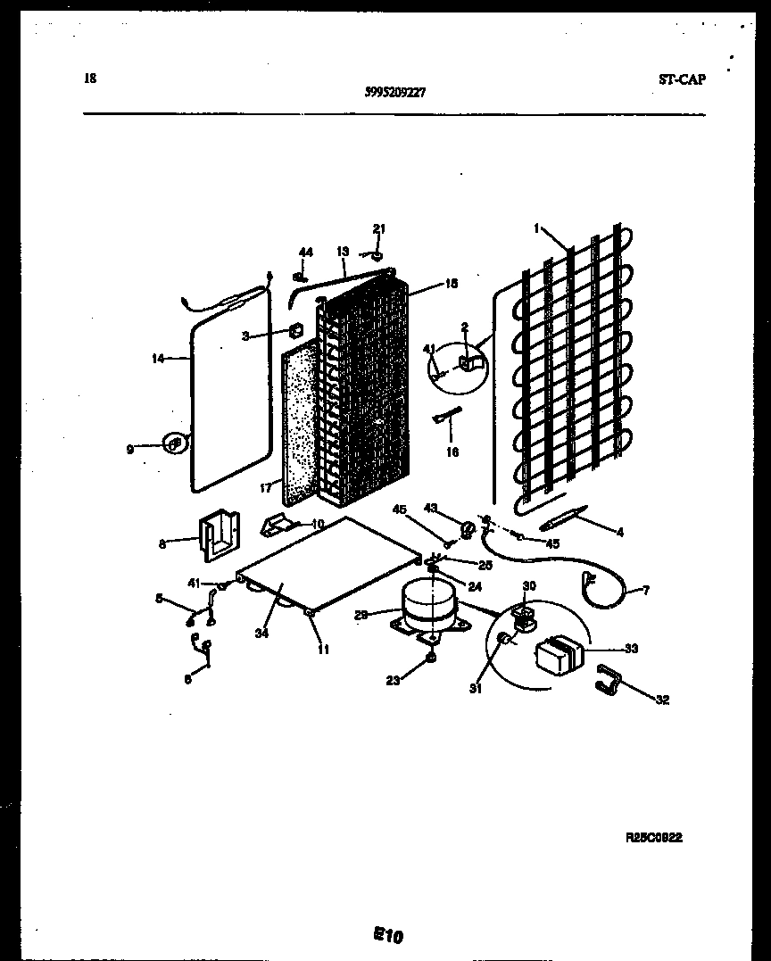 10 - SYSTEM AND AUTOMATIC DEFROST PARTS