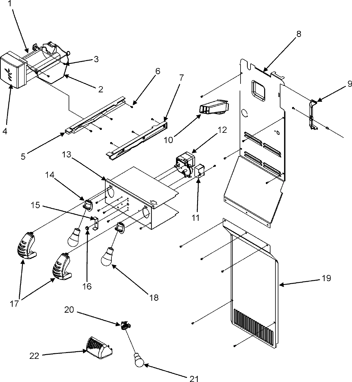 08 - FREEZER COMPARTMENT (GC2225GEKB/S/W)