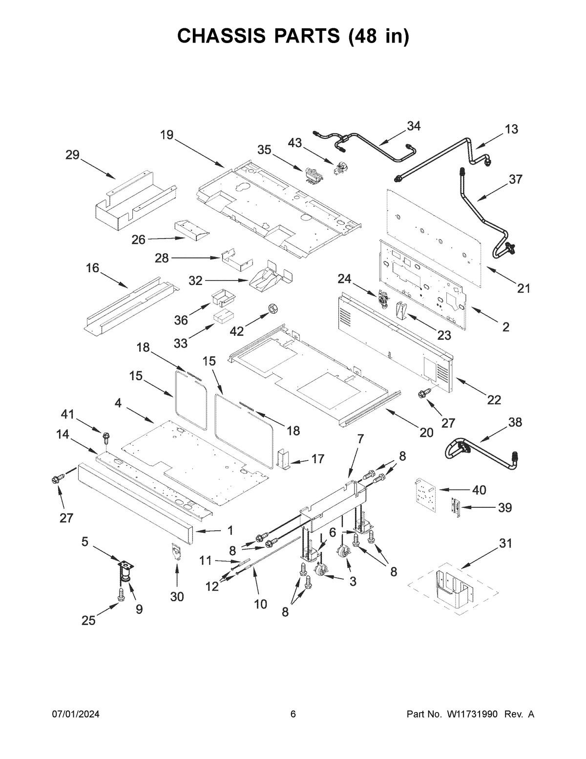 04 - CHASSIS PARTS (48 IN)