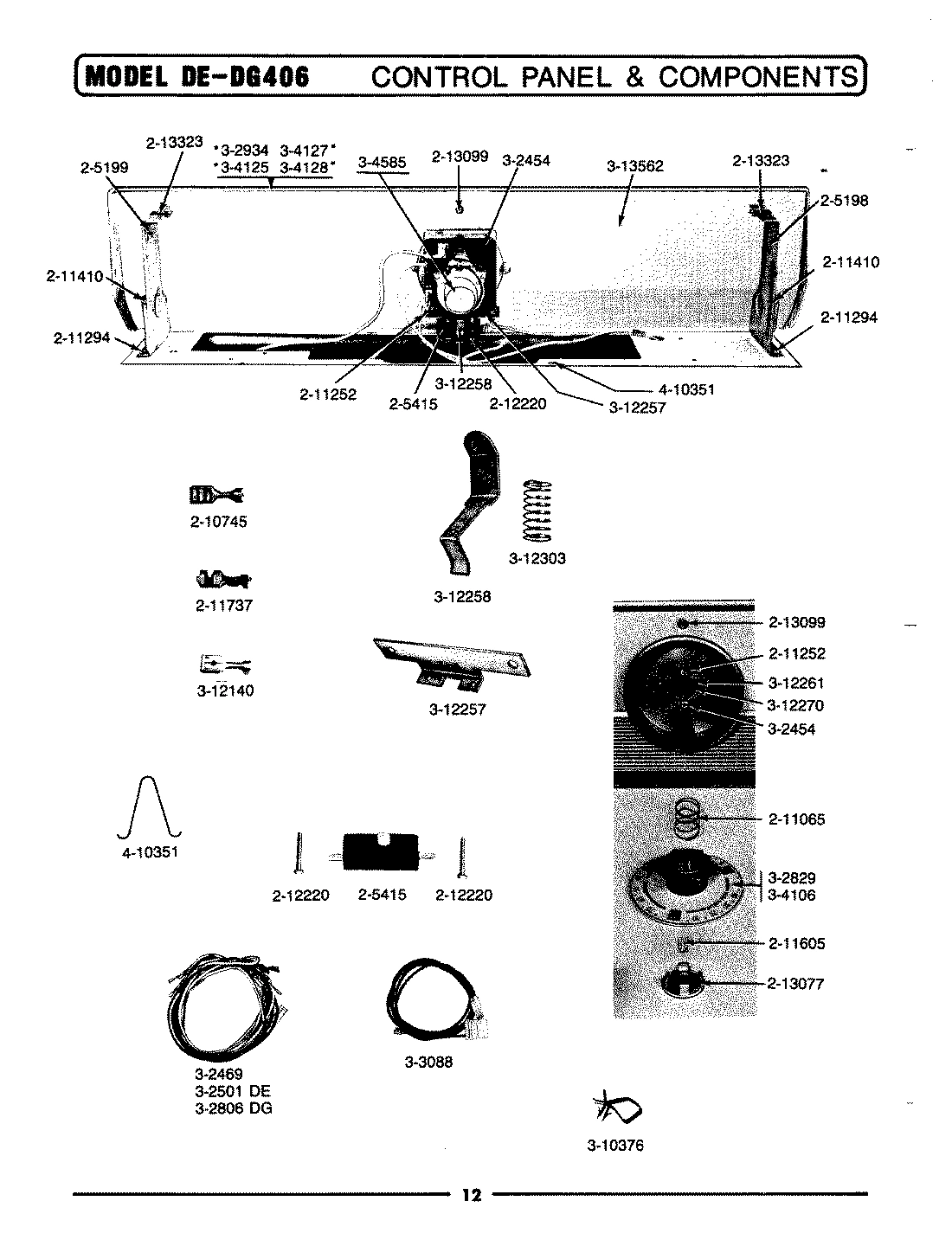 03 - CONTROL PANEL & COMPONENTS