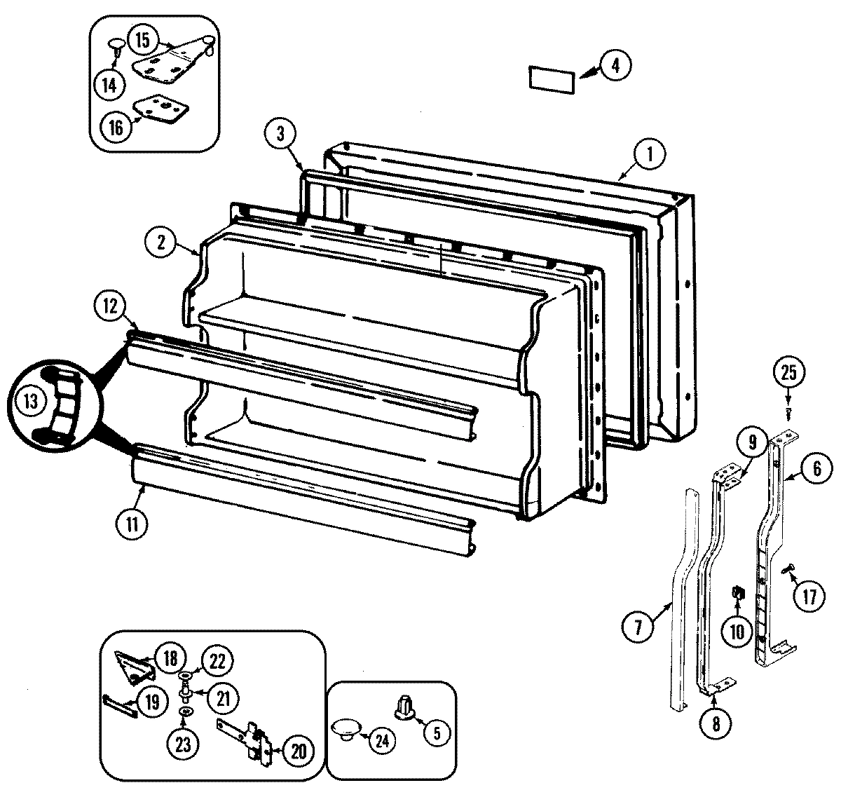 02 - FREEZER DOOR
