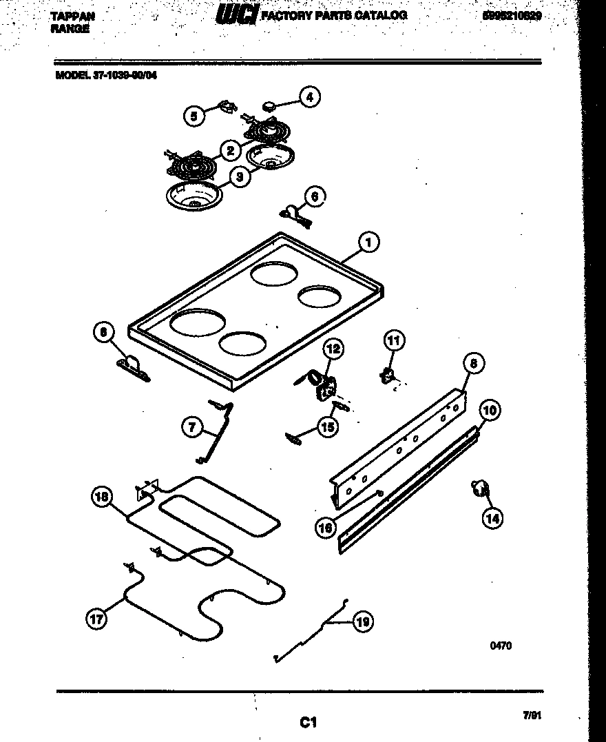 04 - COOKTOP AND BROILER PARTS