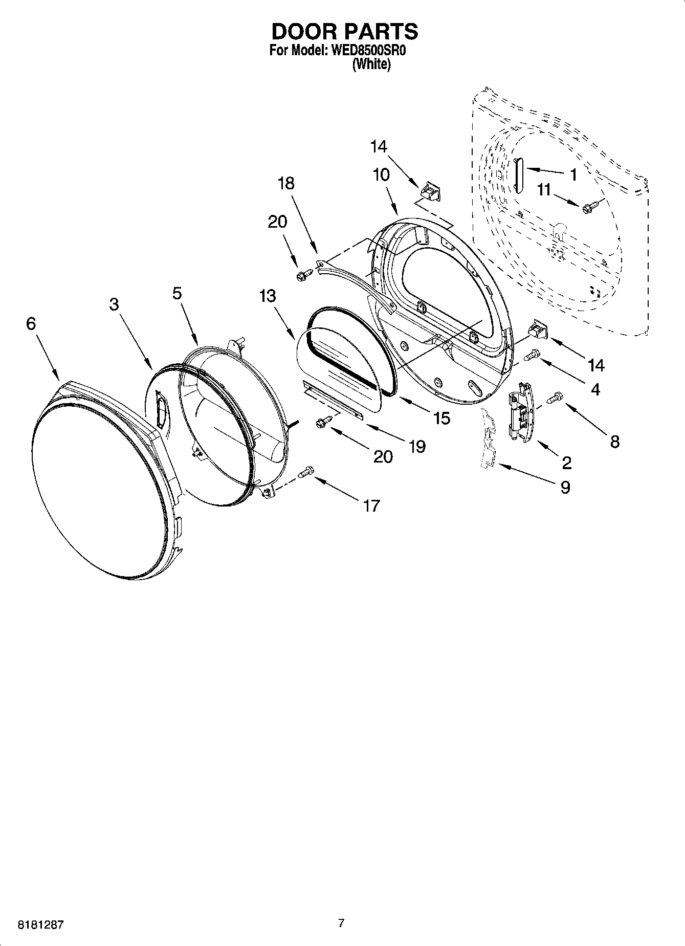 04 - DOOR PARTS, OPTIONAL PARTS (NOT INCLUDED)
