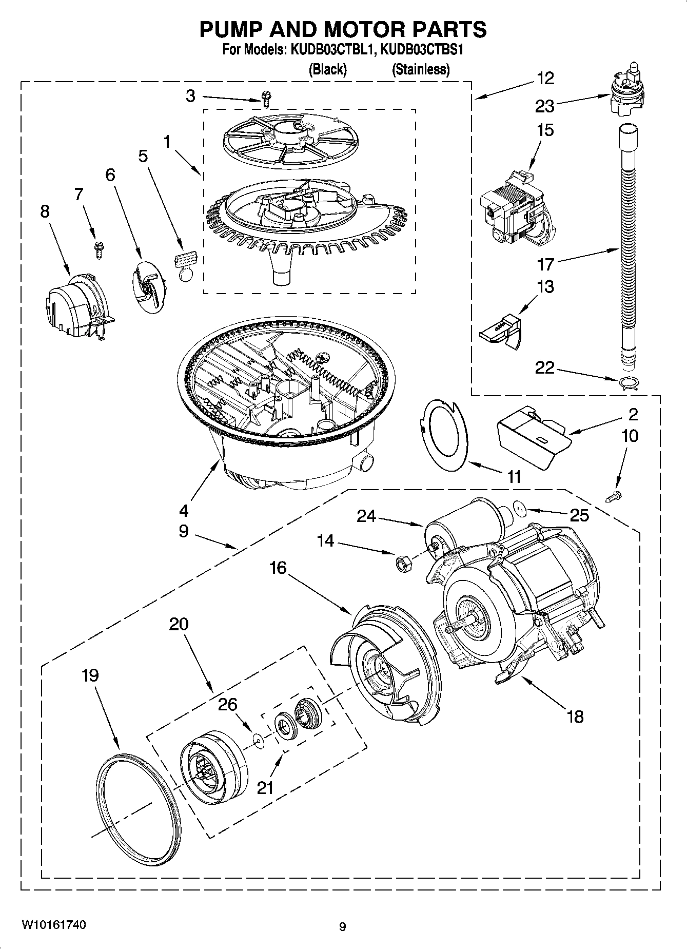 08 - PUMP AND MOTOR PARTS