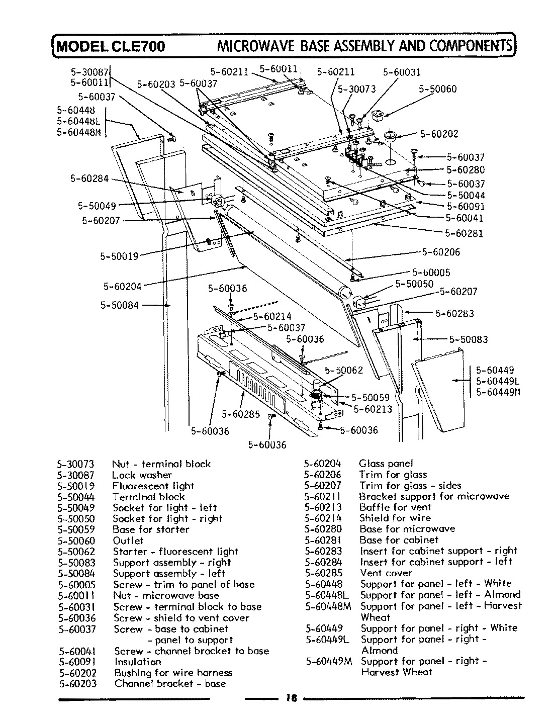 08 - MICROWAVE BASE ASSEMBLY