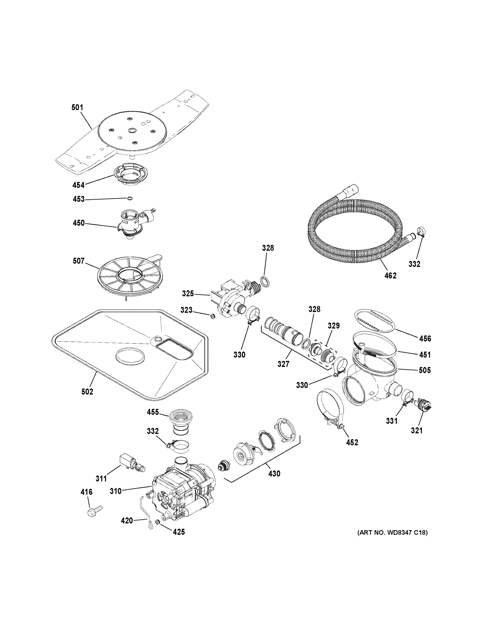 MOTOR-PUMP MECHANISM