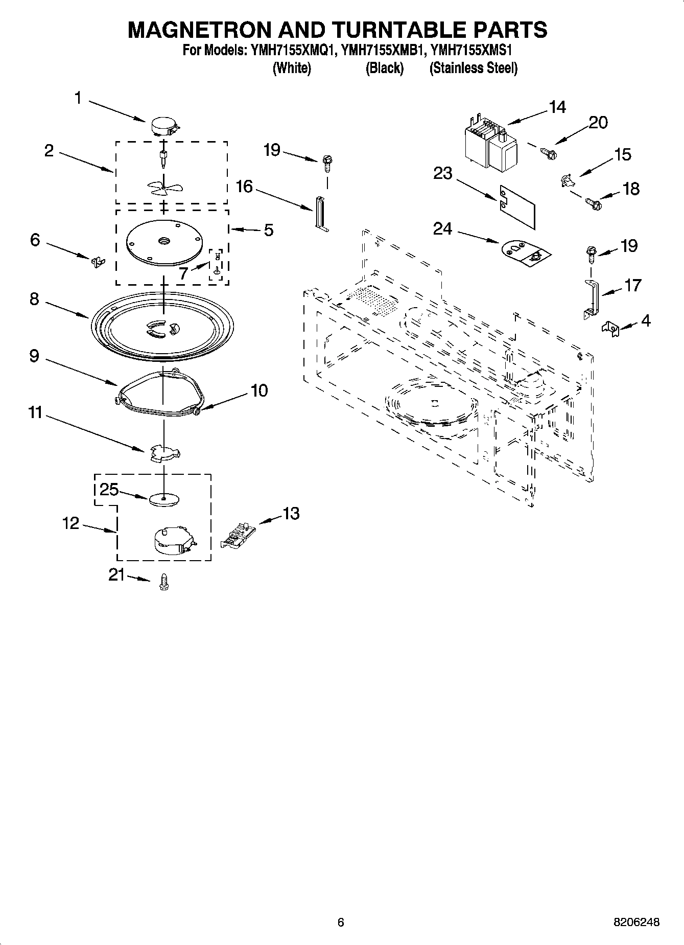 05 - MAGNETRON AND TURNTABLE PARTS