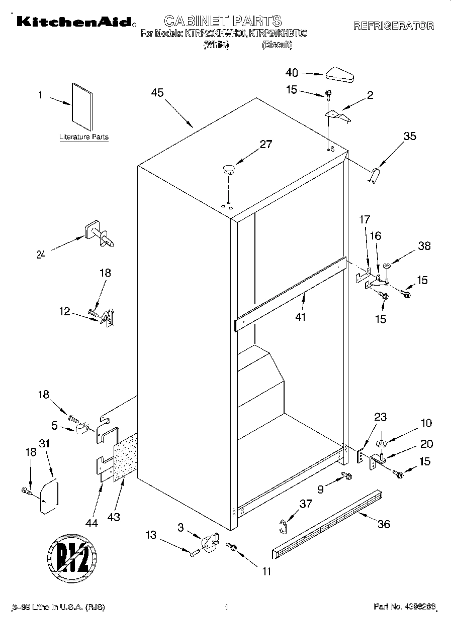 01 - CABINET, LITERATURE