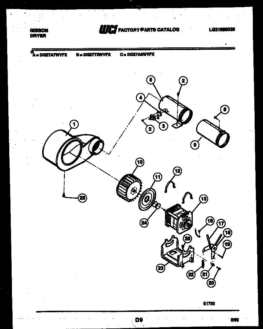 05 - MOTOR AND BLOWER PARTS