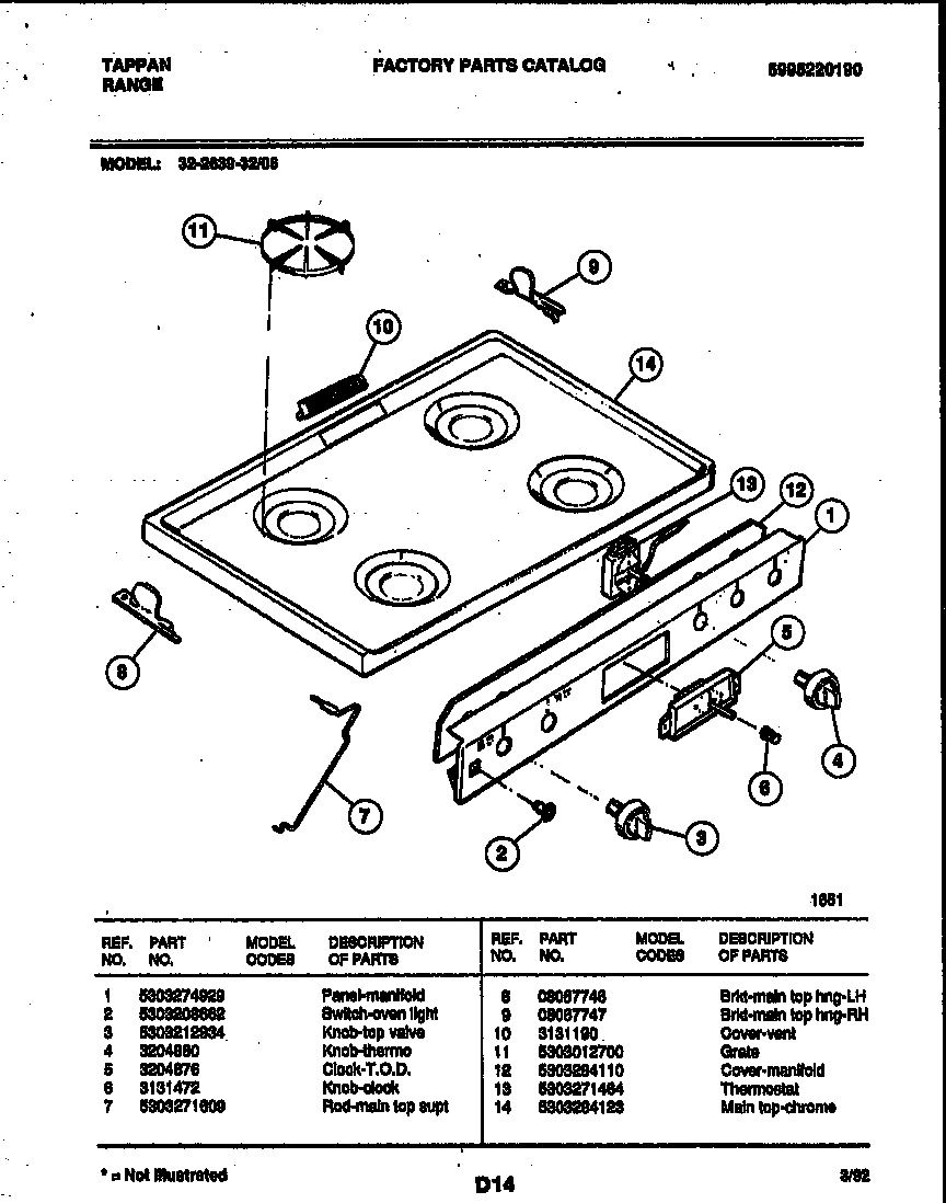 03 - COOKTOP PARTS