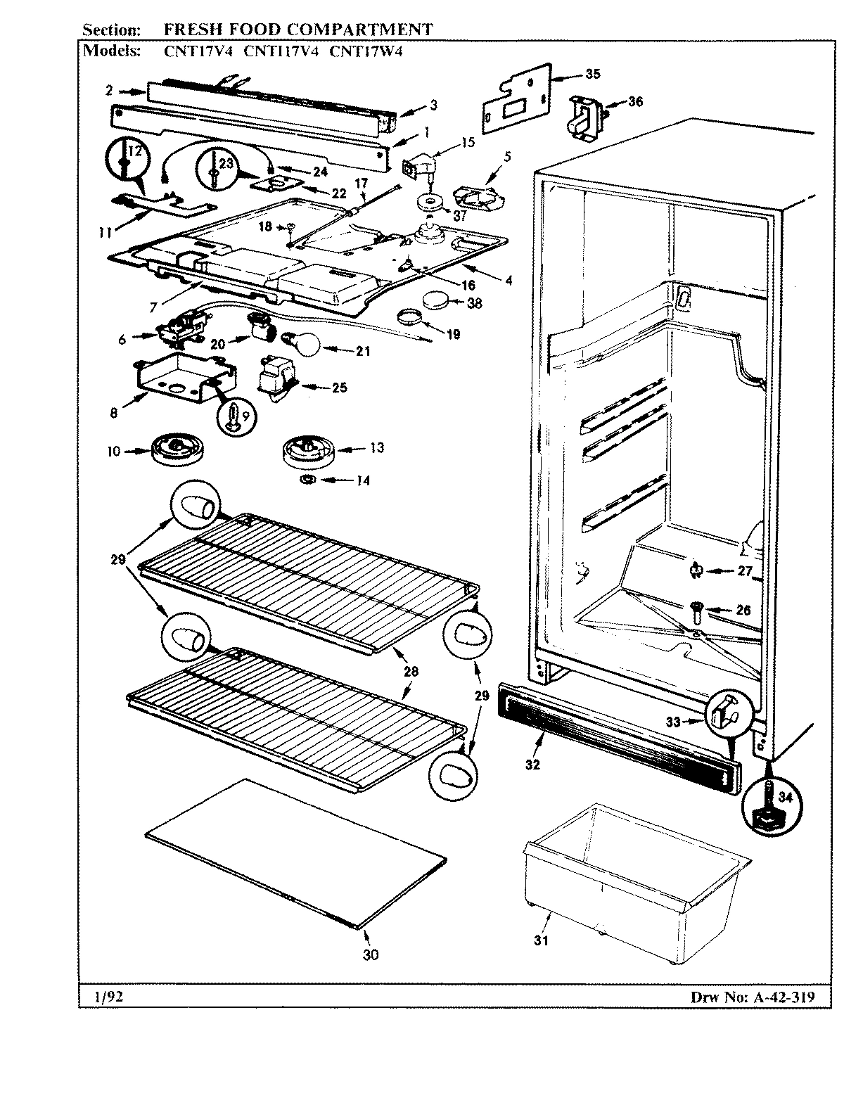03 - FRESH FOOD COMPARTMENT