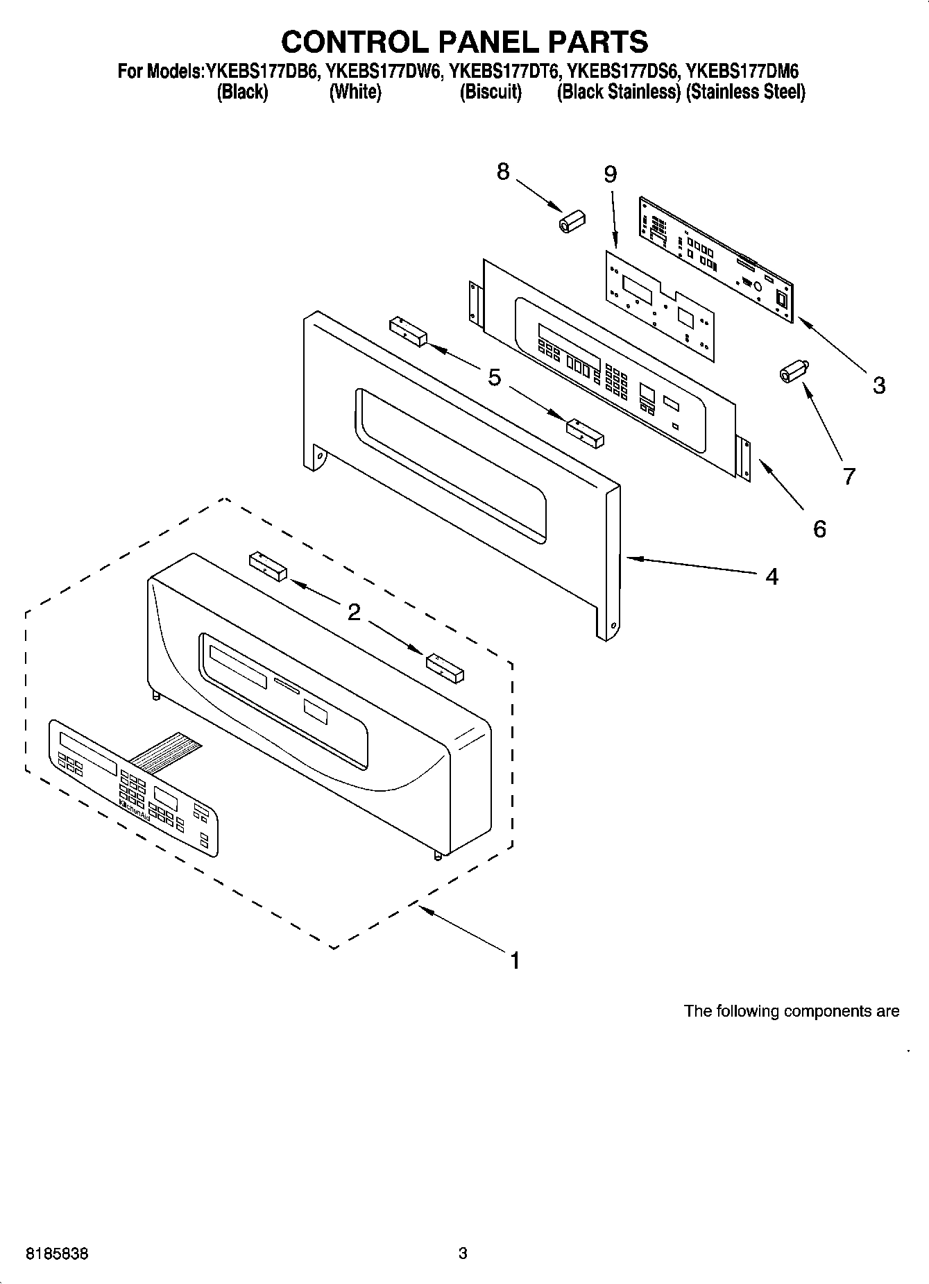 02 - CONTROL PANEL PARTS