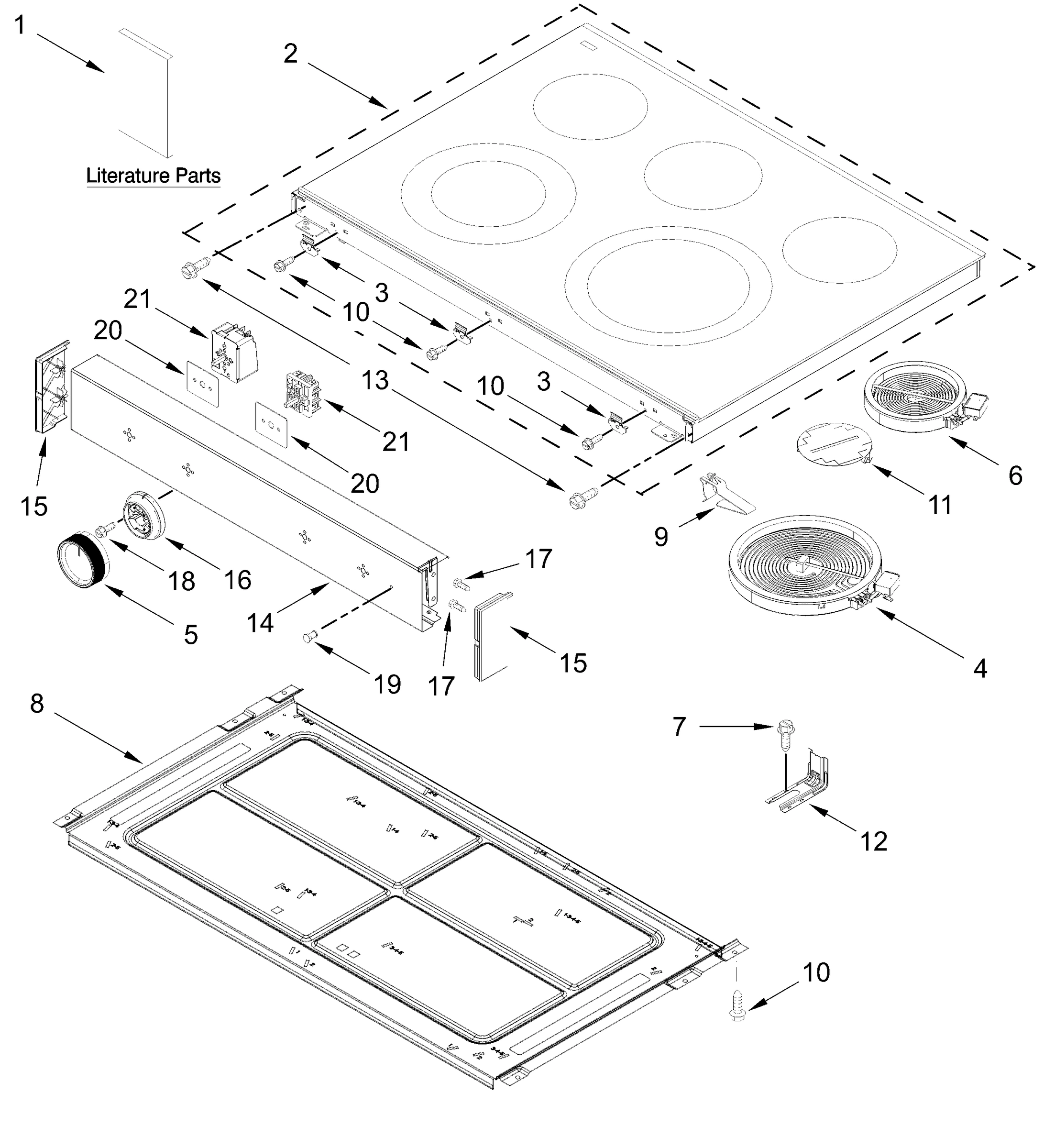 COOKTOP PARTS