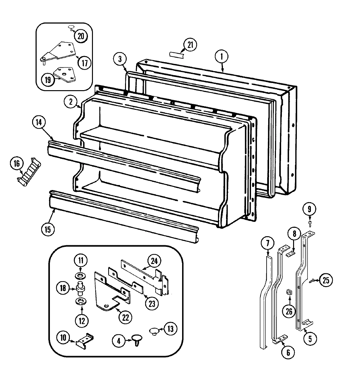 02 - FREEZER DOOR