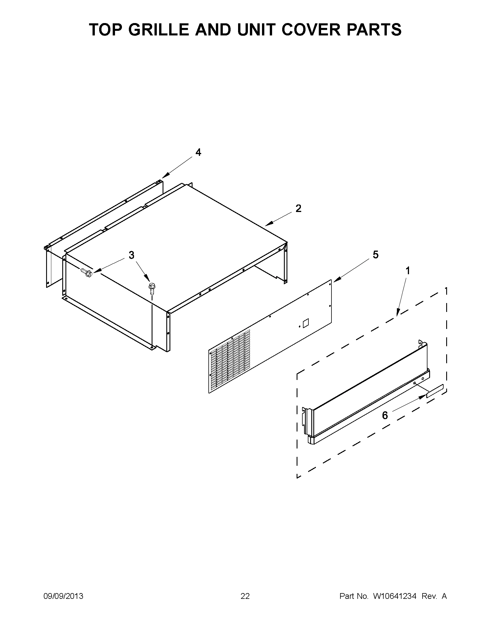 12 - TOP GRILLE AND UNIT COVER PARTS