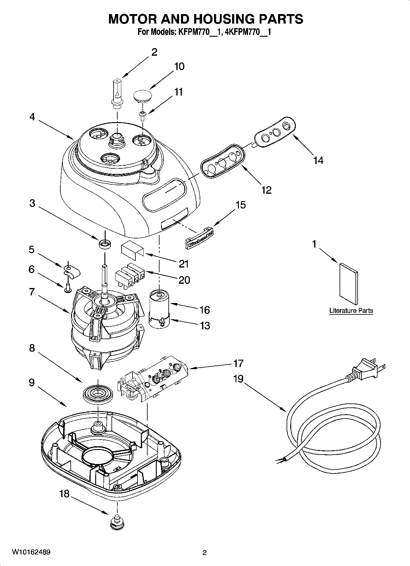 01 - MOTOR AND HOUSING PARTS