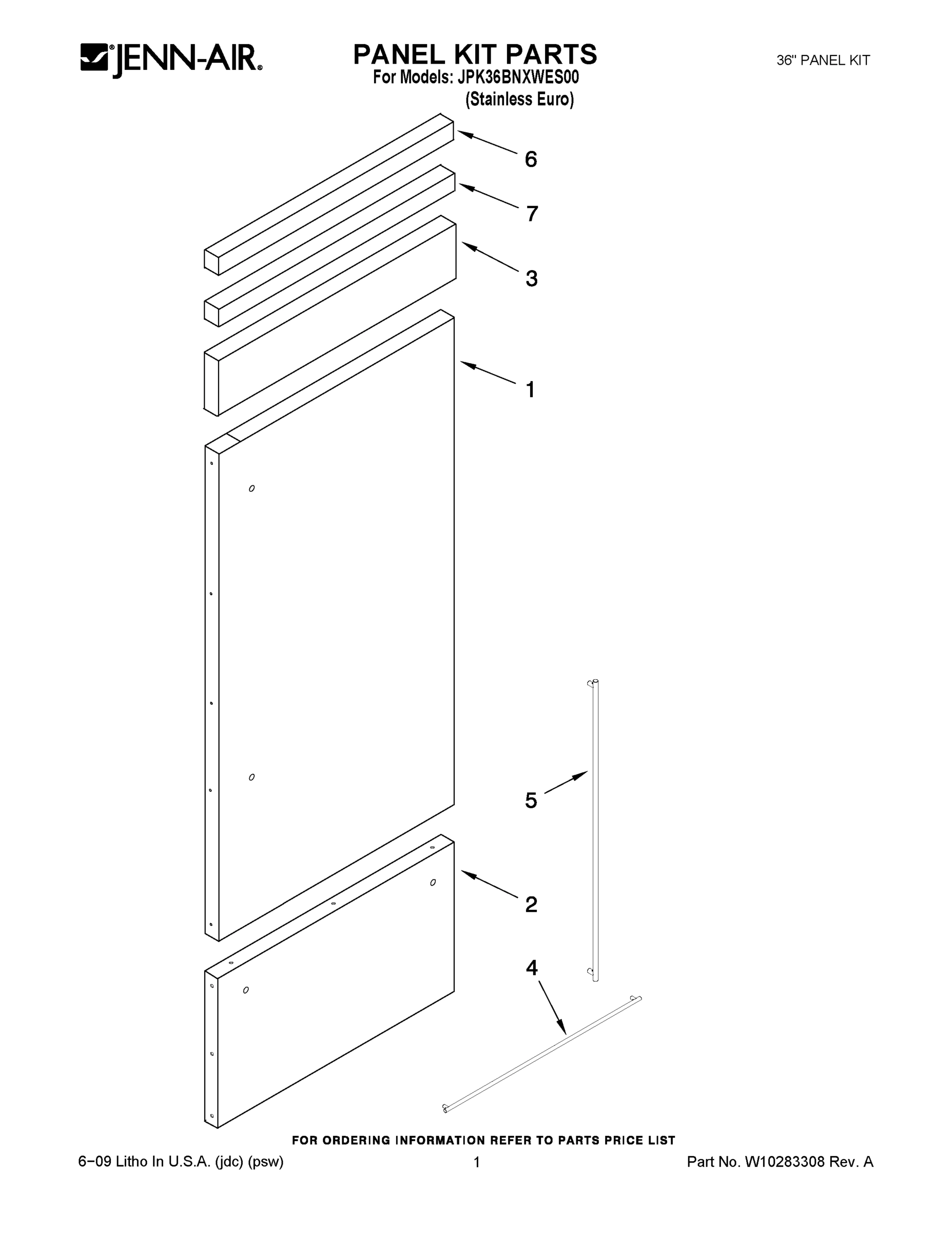 01 - PANEL KIT PARTS