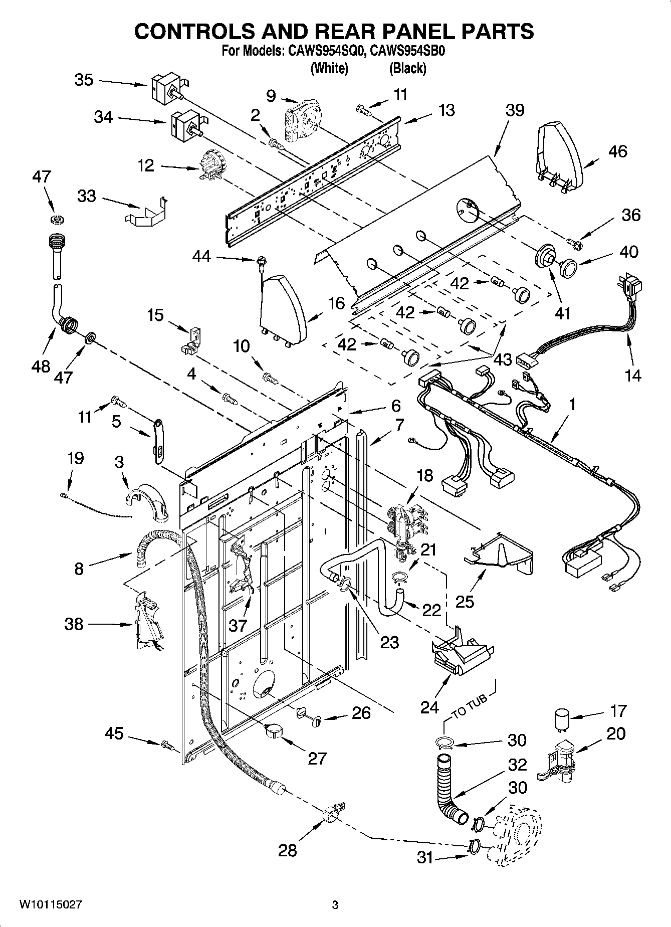 02 - CONTROLS AND REAR PANEL PARTS