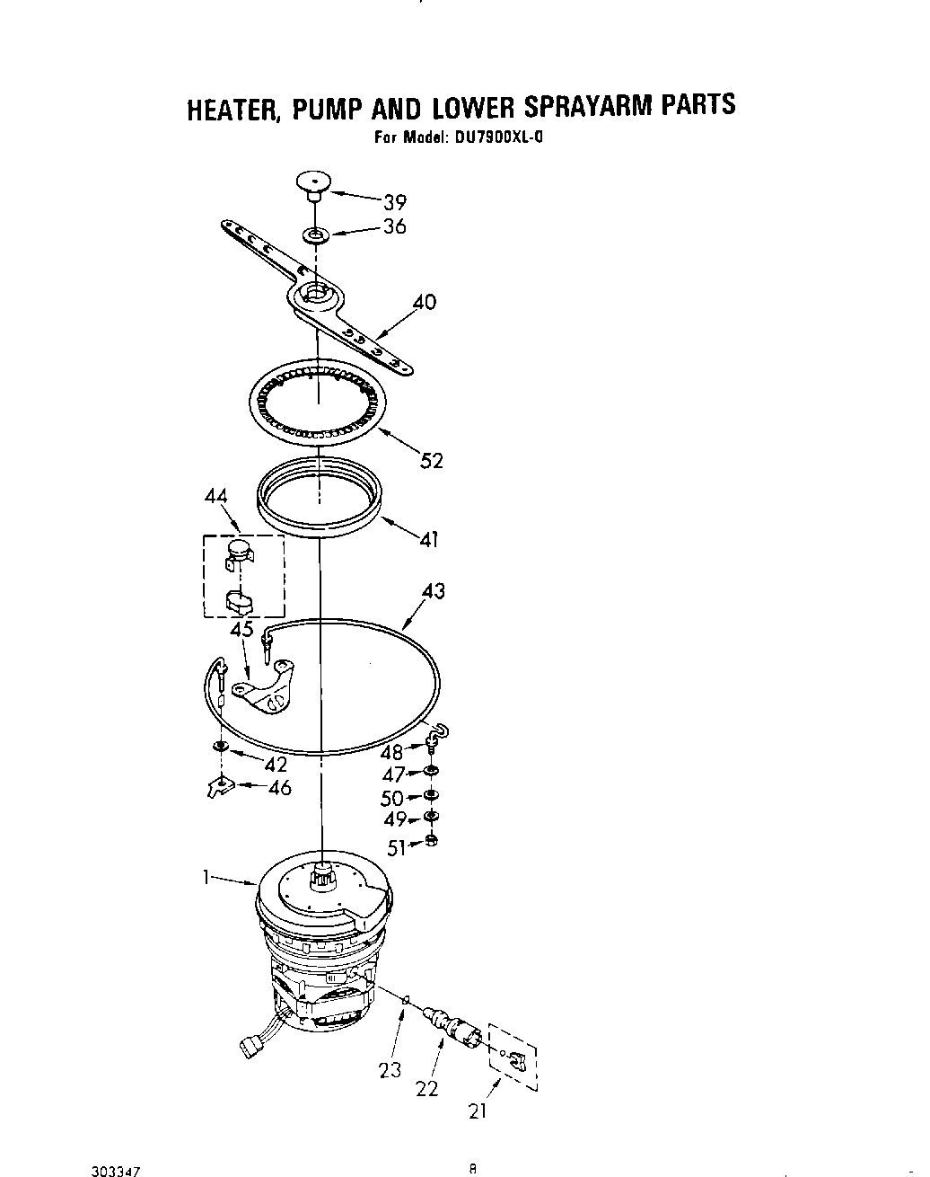 05 - HEATER, PUMP AND LOWER SPRAYARM