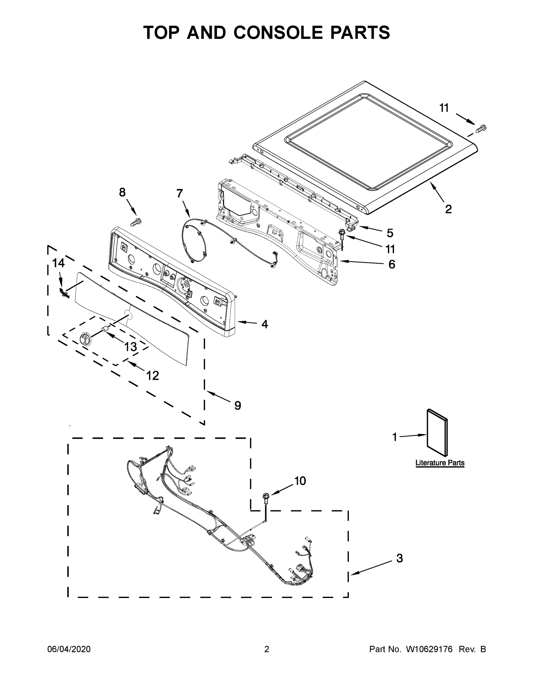 02 - TOP AND CONSOLE PARTS