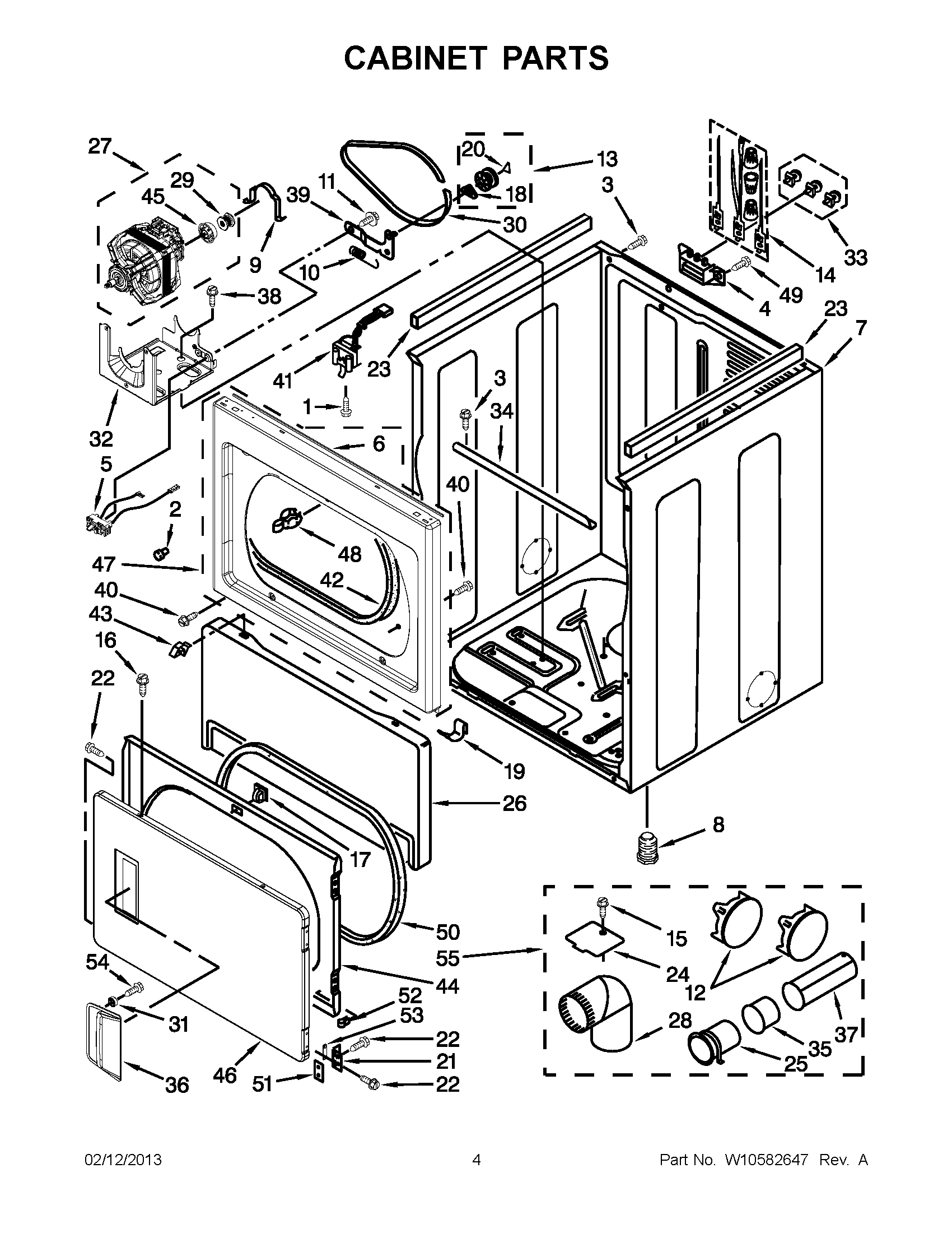 02 - CABINET PARTS
