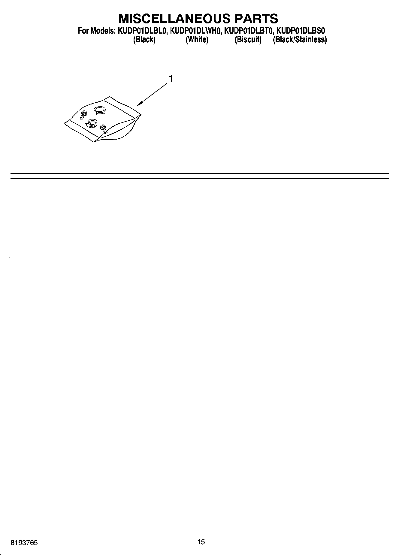 12 - MISCELLANEOUS PARTS OPTIONAL PARTS (NOT INCLUDED)