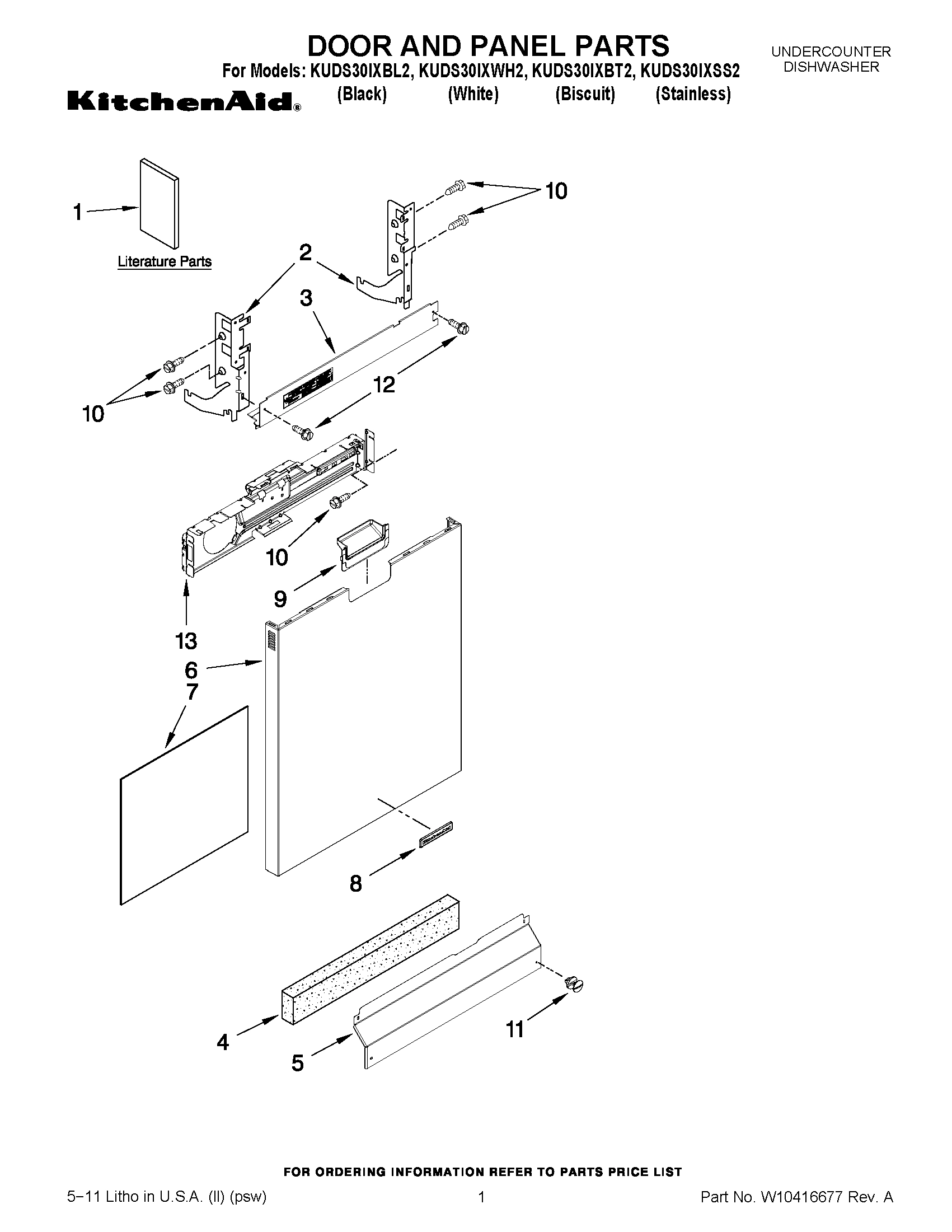 01 - DOOR AND PANEL PARTS