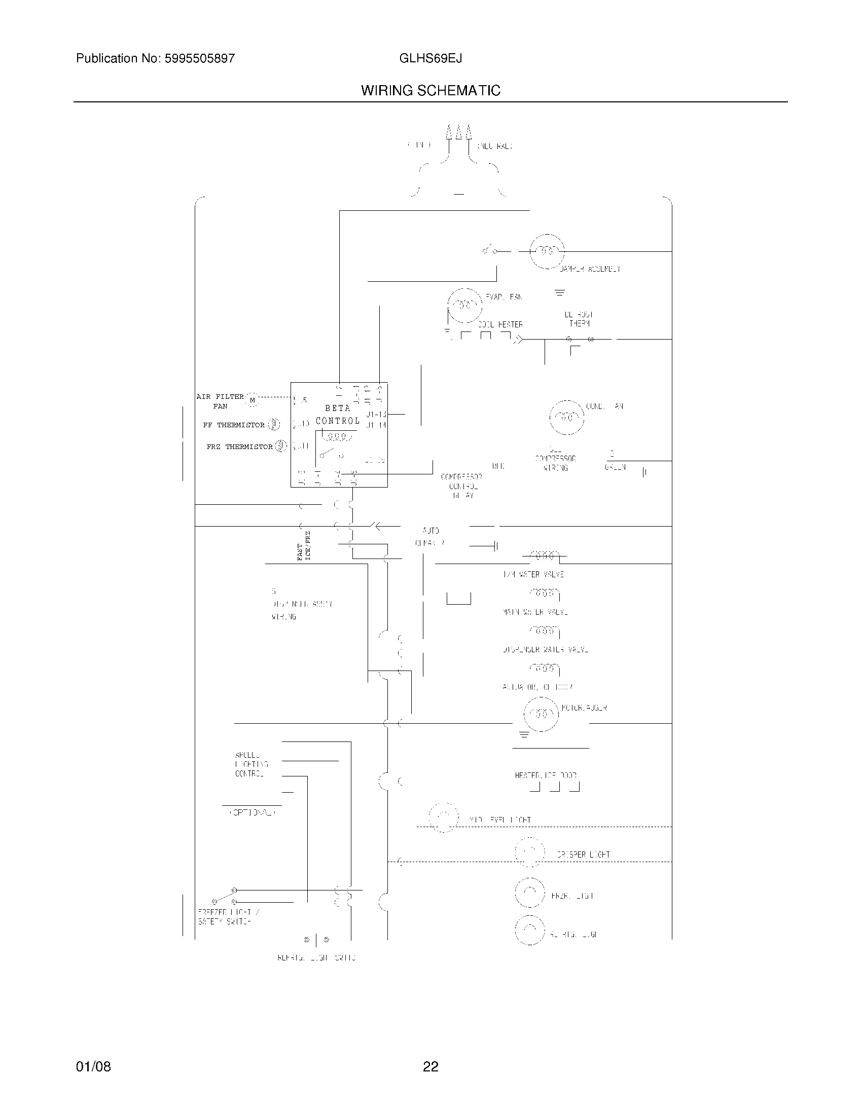 22 - WIRING SCHEMATIC