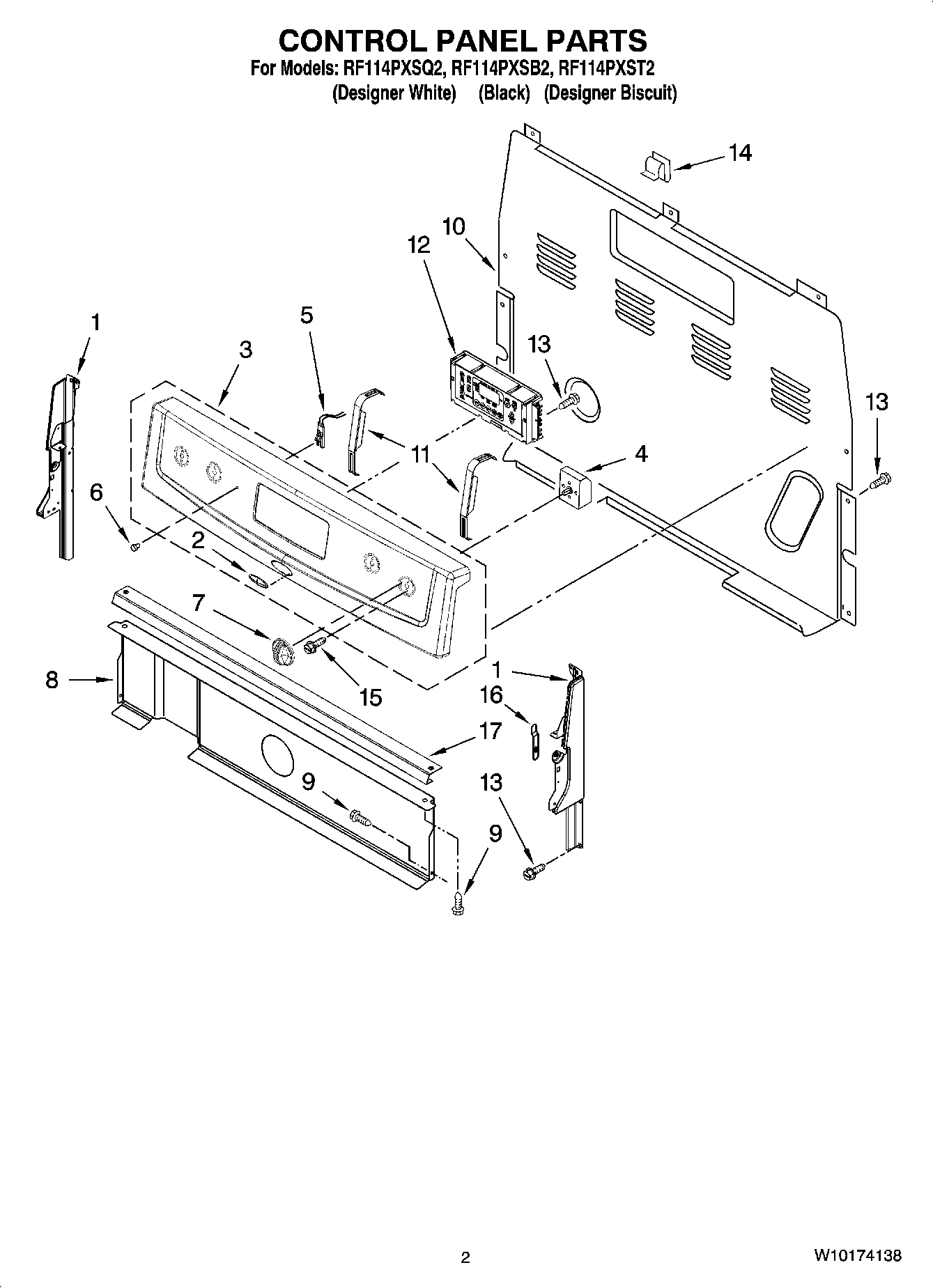 02 - CONTROL PANEL PARTS