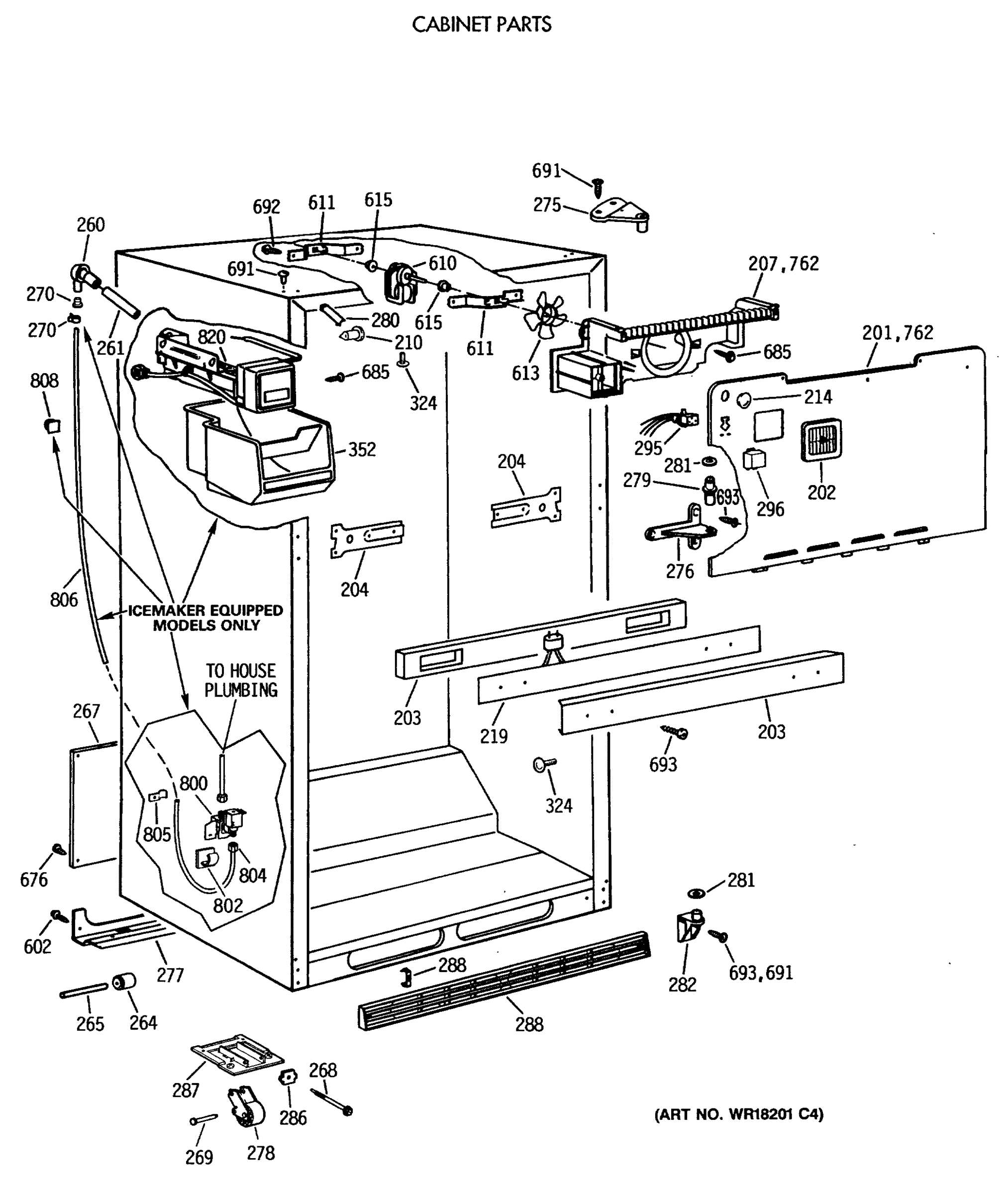 CABINET PARTS