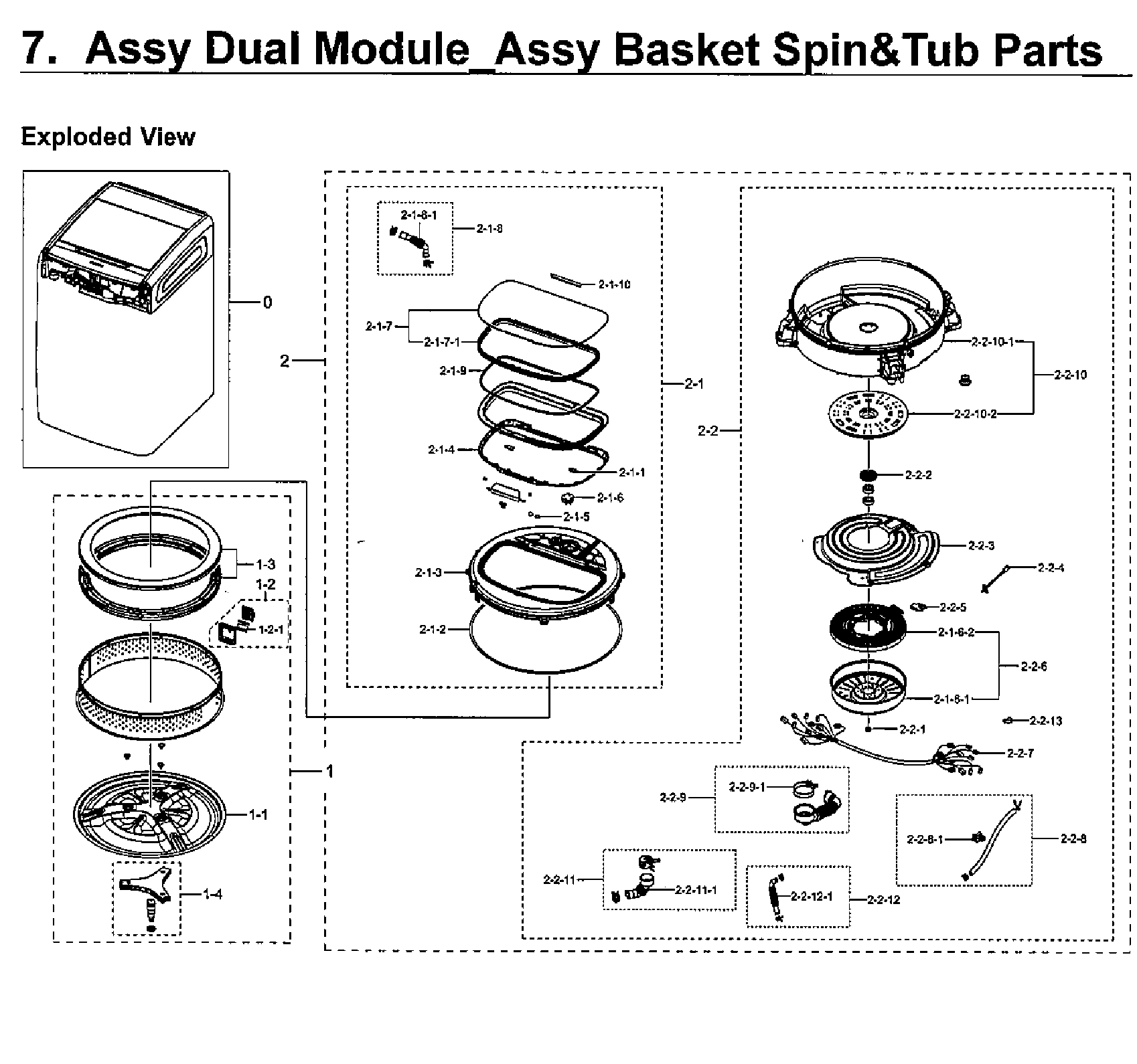Dual Module-Tub