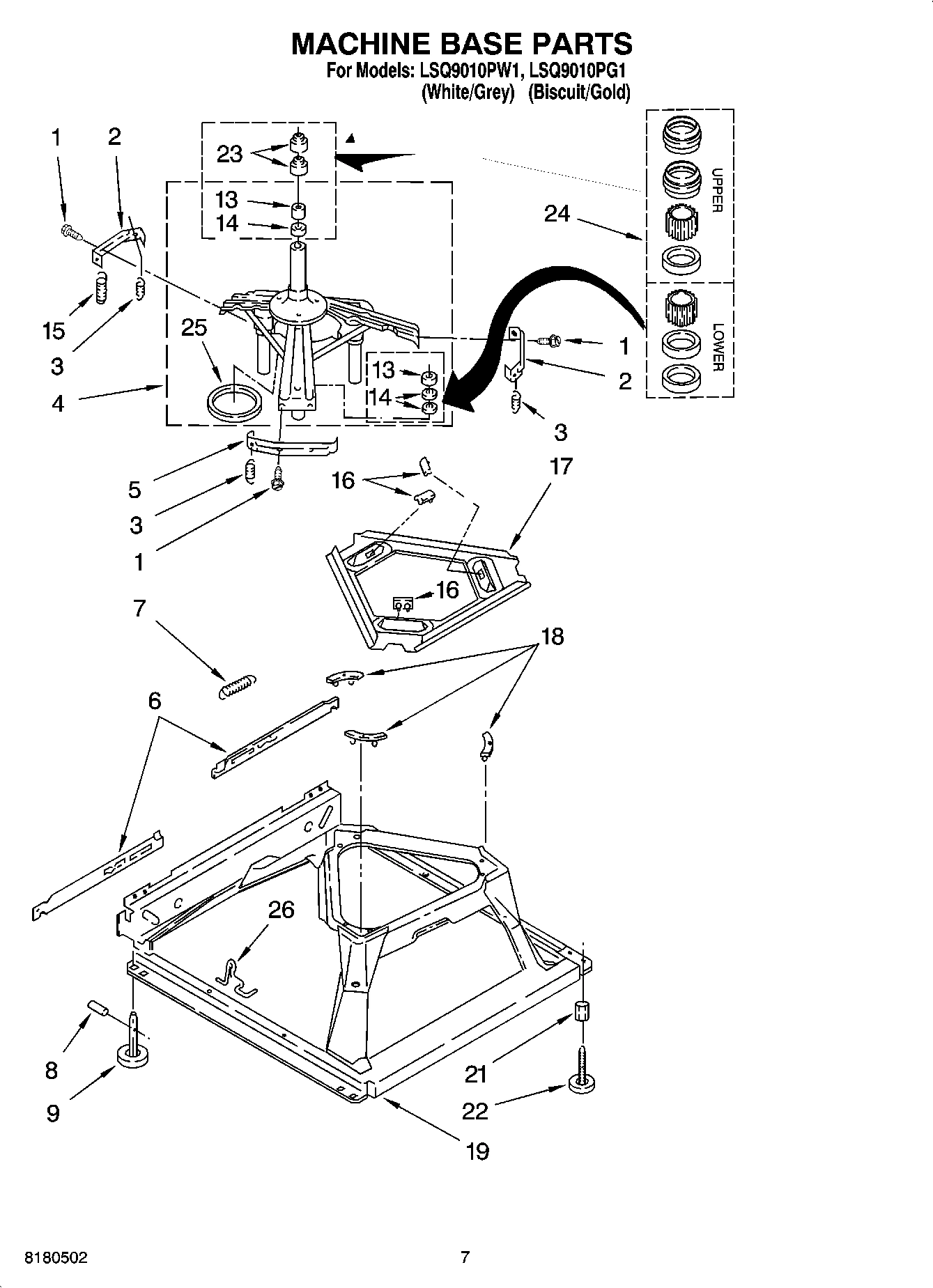 04 - MACHINE BASE PARTS