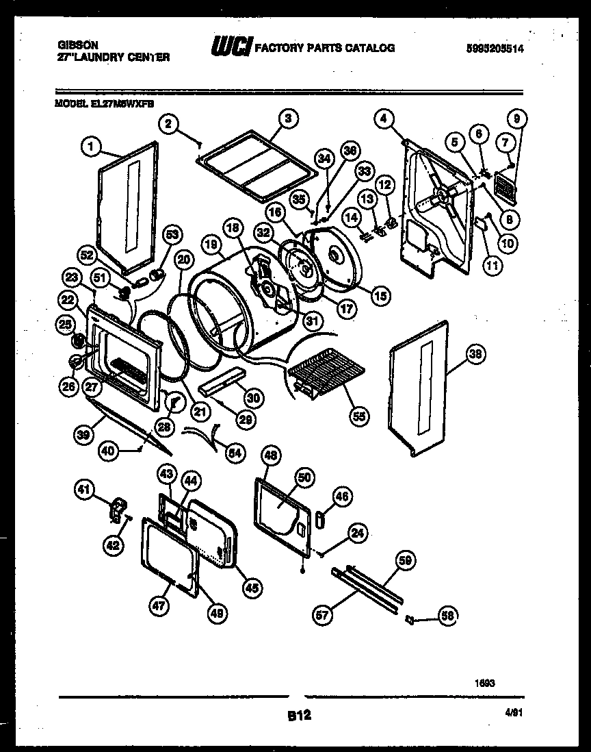 02 - CABINET AND COMPONENT PARTS