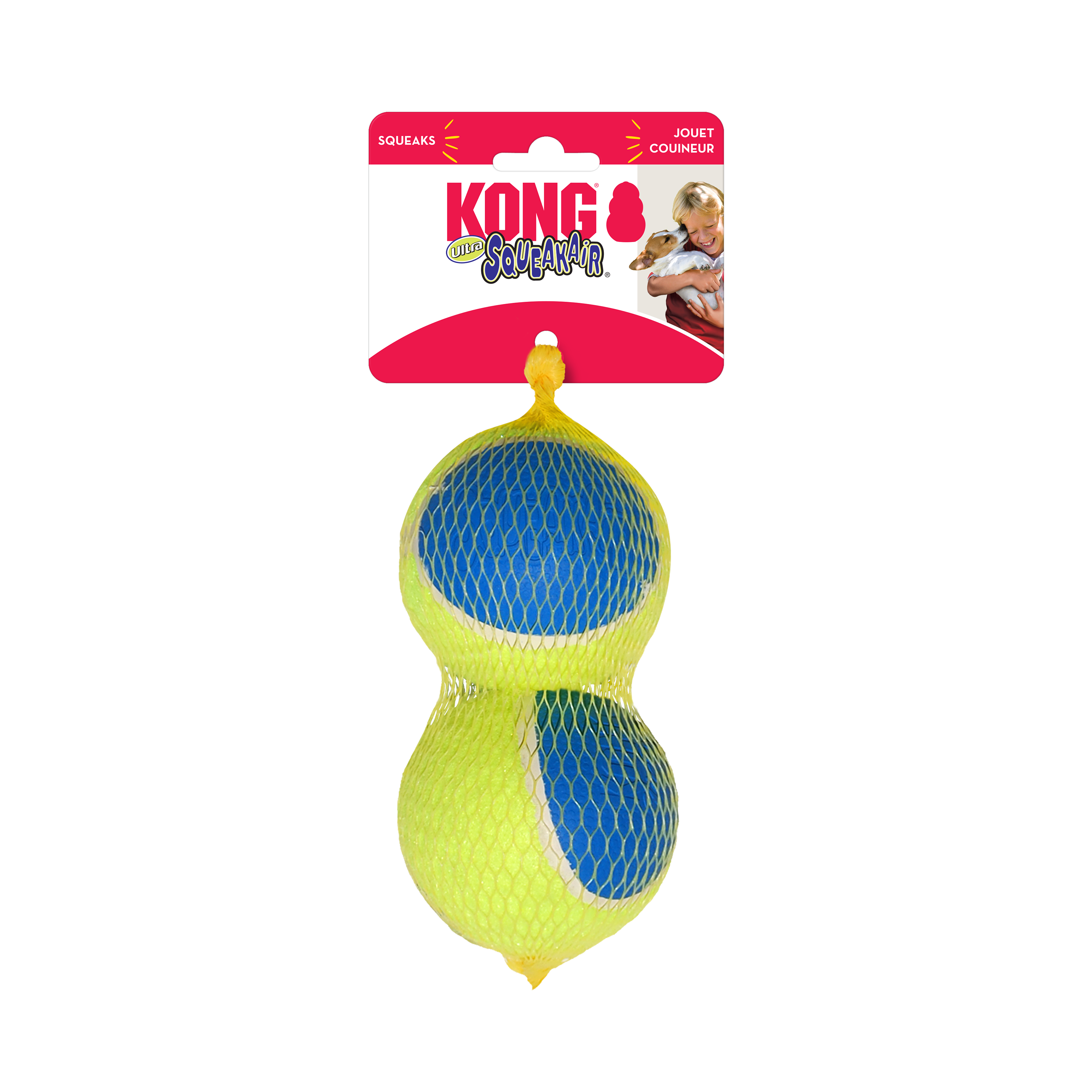 SqueakAir Ultra ballen 2-pk onpack product afbeelding