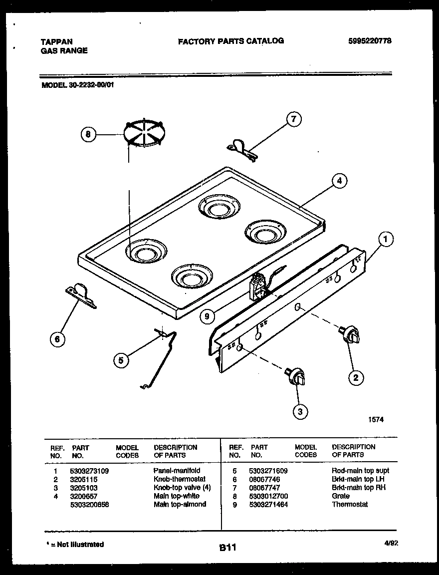 03 - COOKTOP PARTS