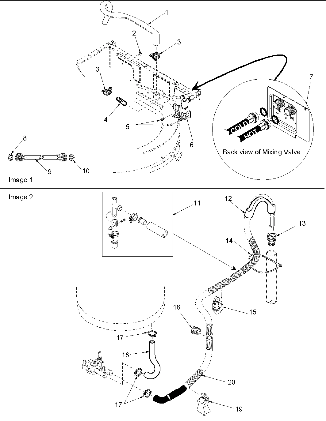 07 - MIXING VALVE AND HOSES