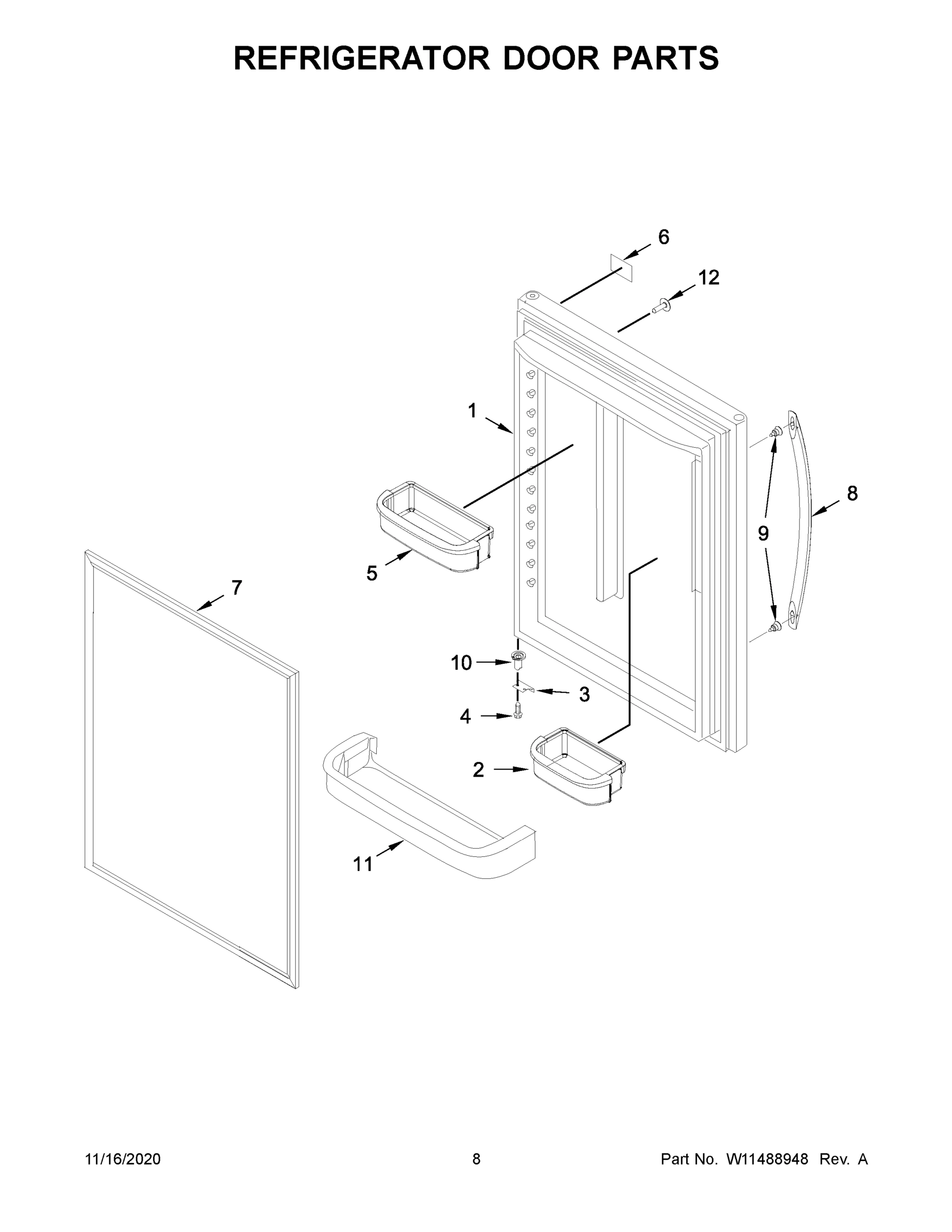 05 - REFRIGERATOR DOOR PARTS