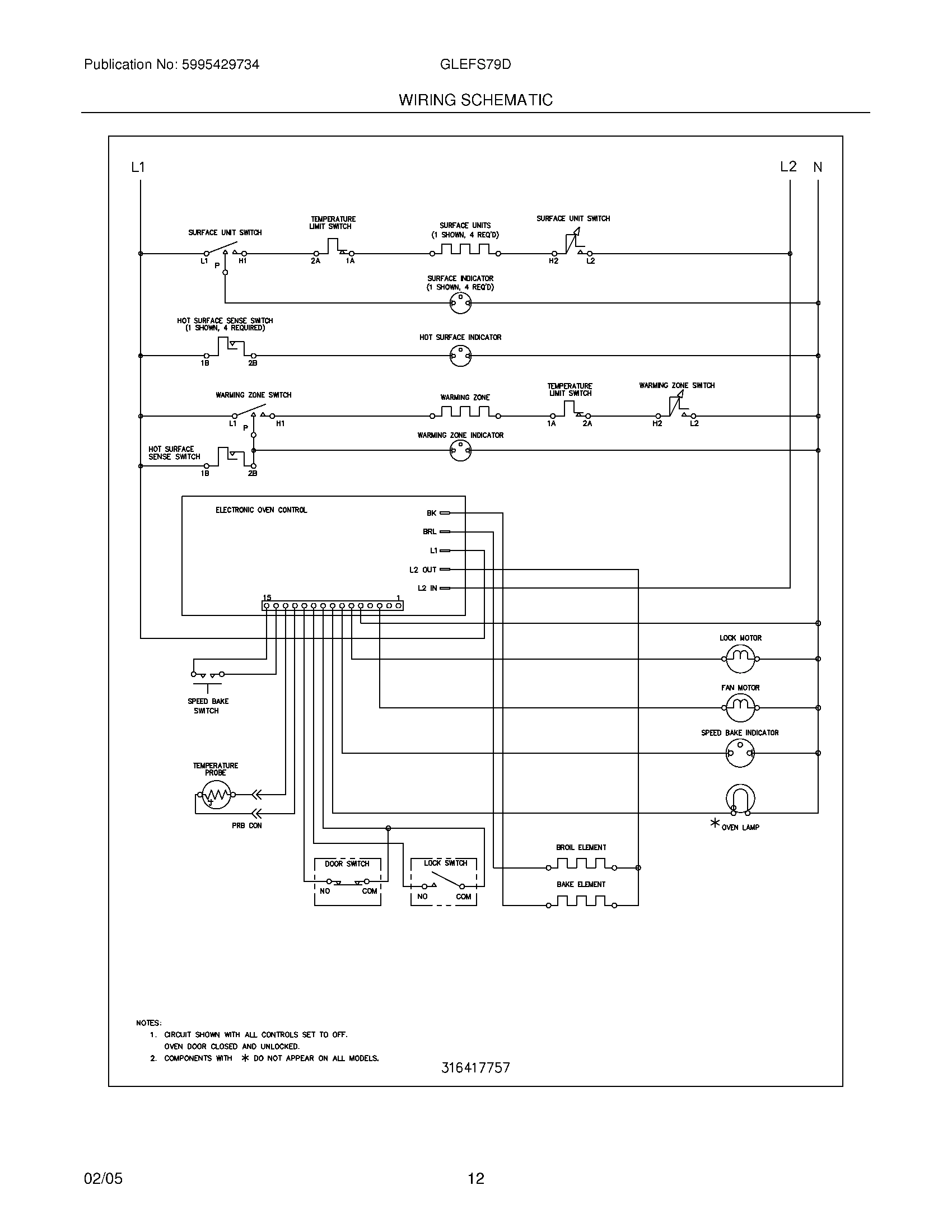 12 - WIRING SCHEMATIC
