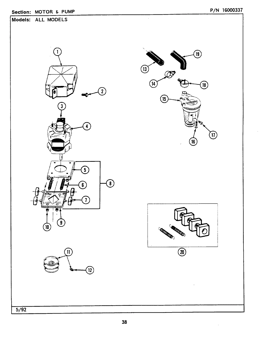 10 - MOTOR & PUMP (LSG7800ABx)