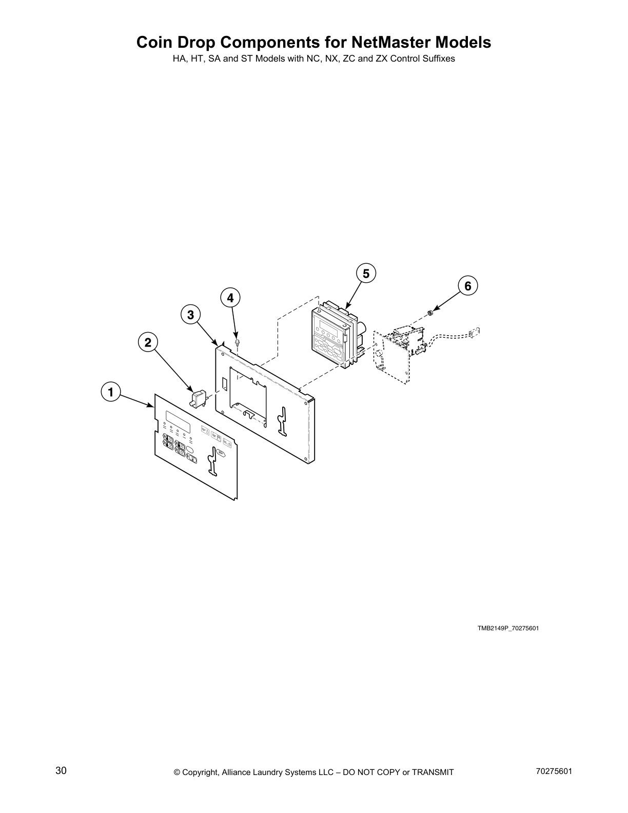 Coin Drop Components for NetMaster Models