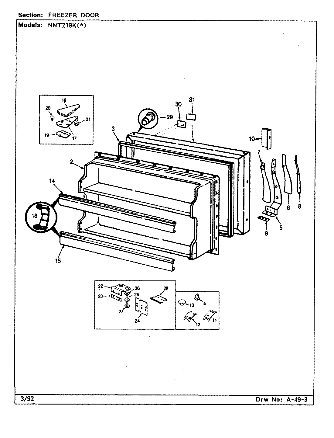 02 - FREEZER DOOR