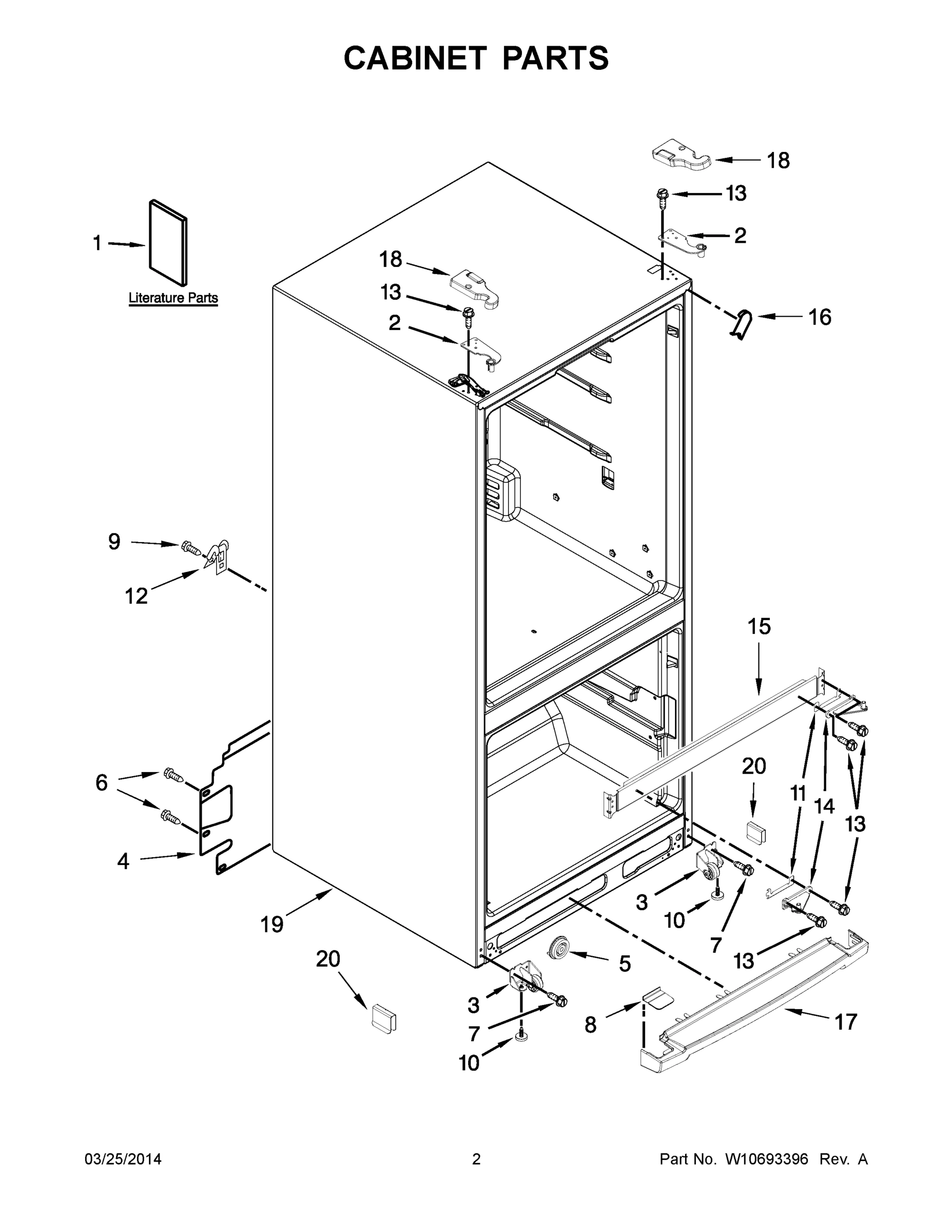 02 - CABINET PARTS