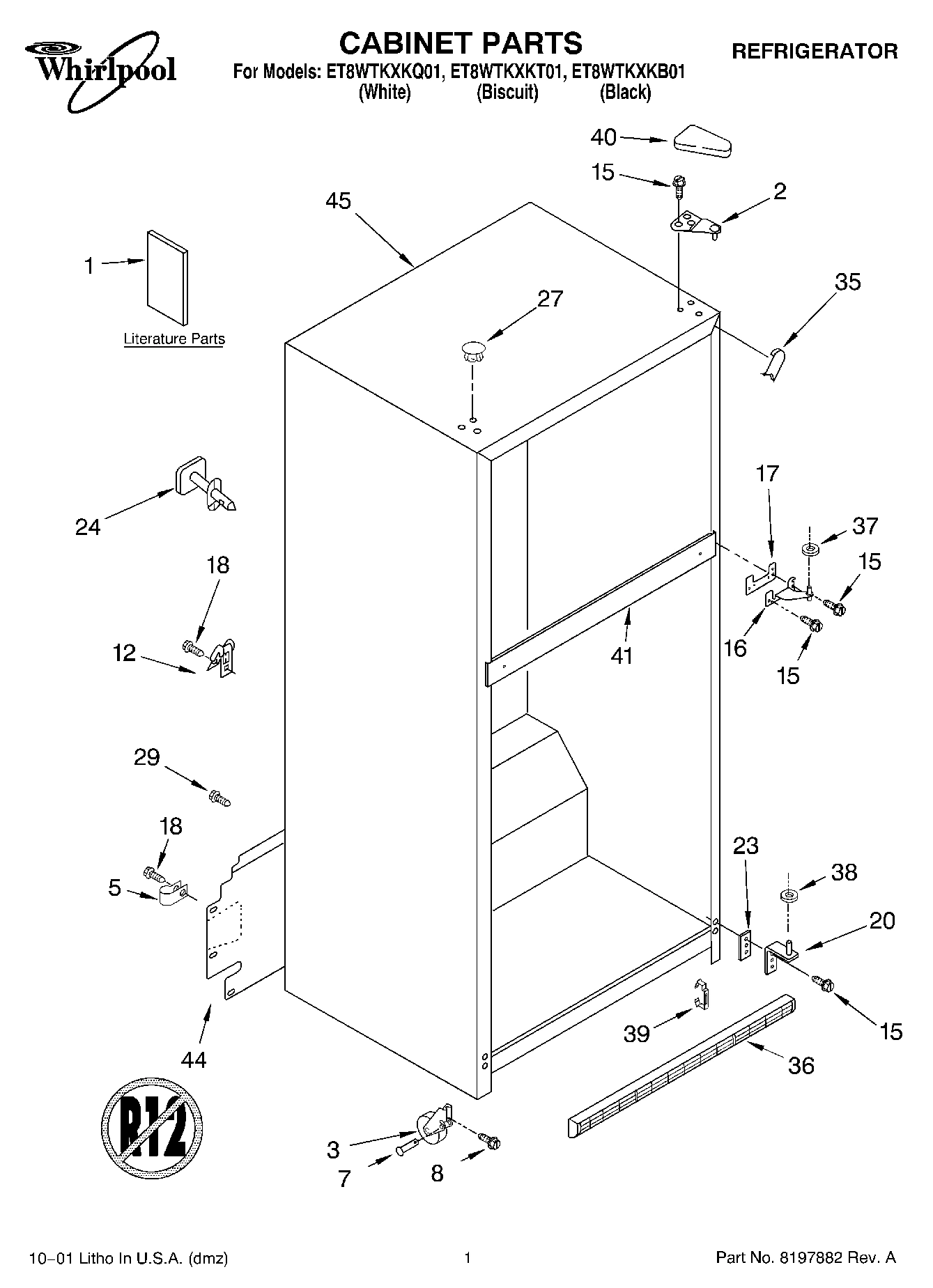 01 - CABINET, LITERATURE