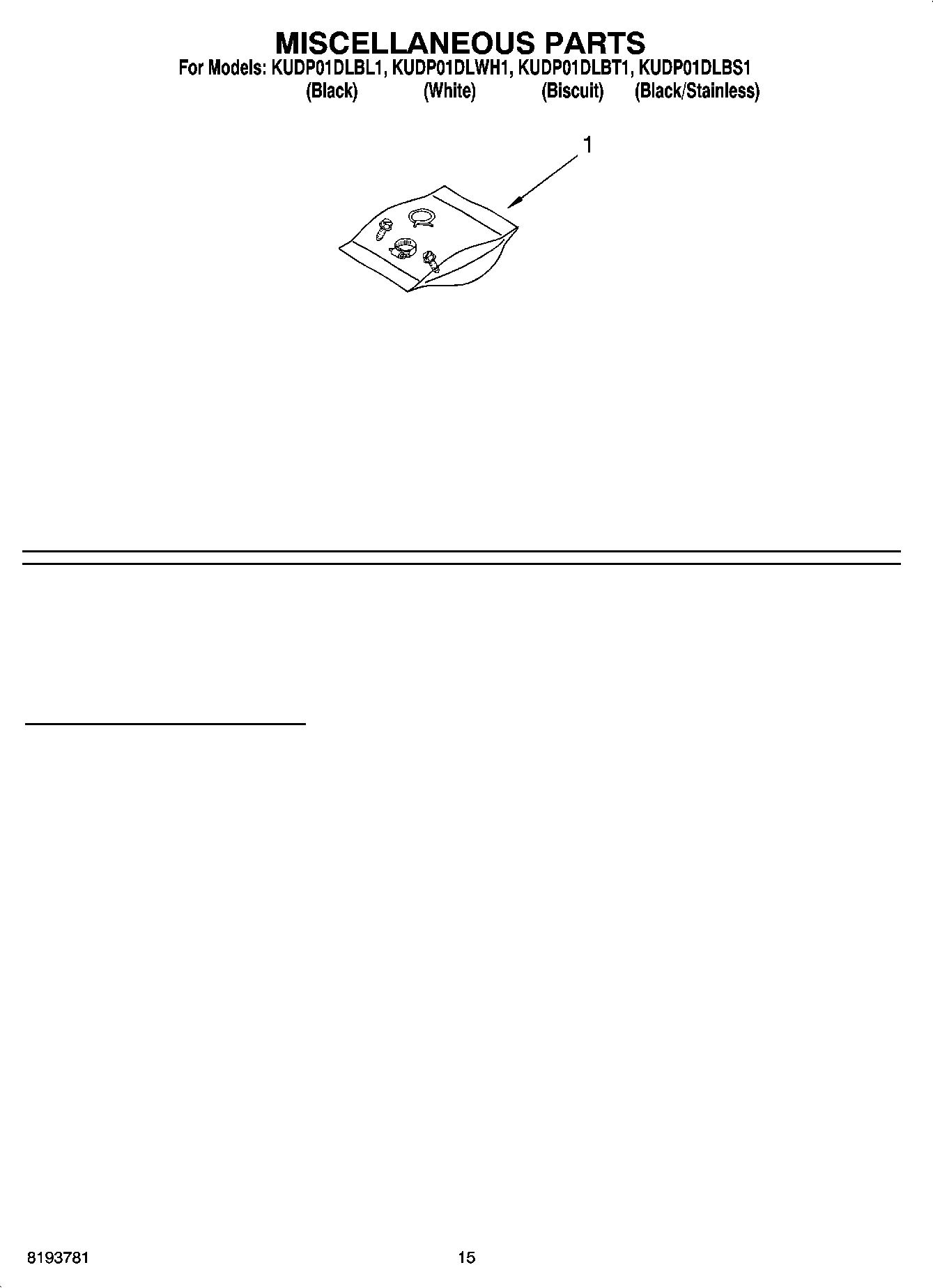 12 - MISCELLANEOUS PARTS OPTIONAL PARTS (NOT INCLUDED)