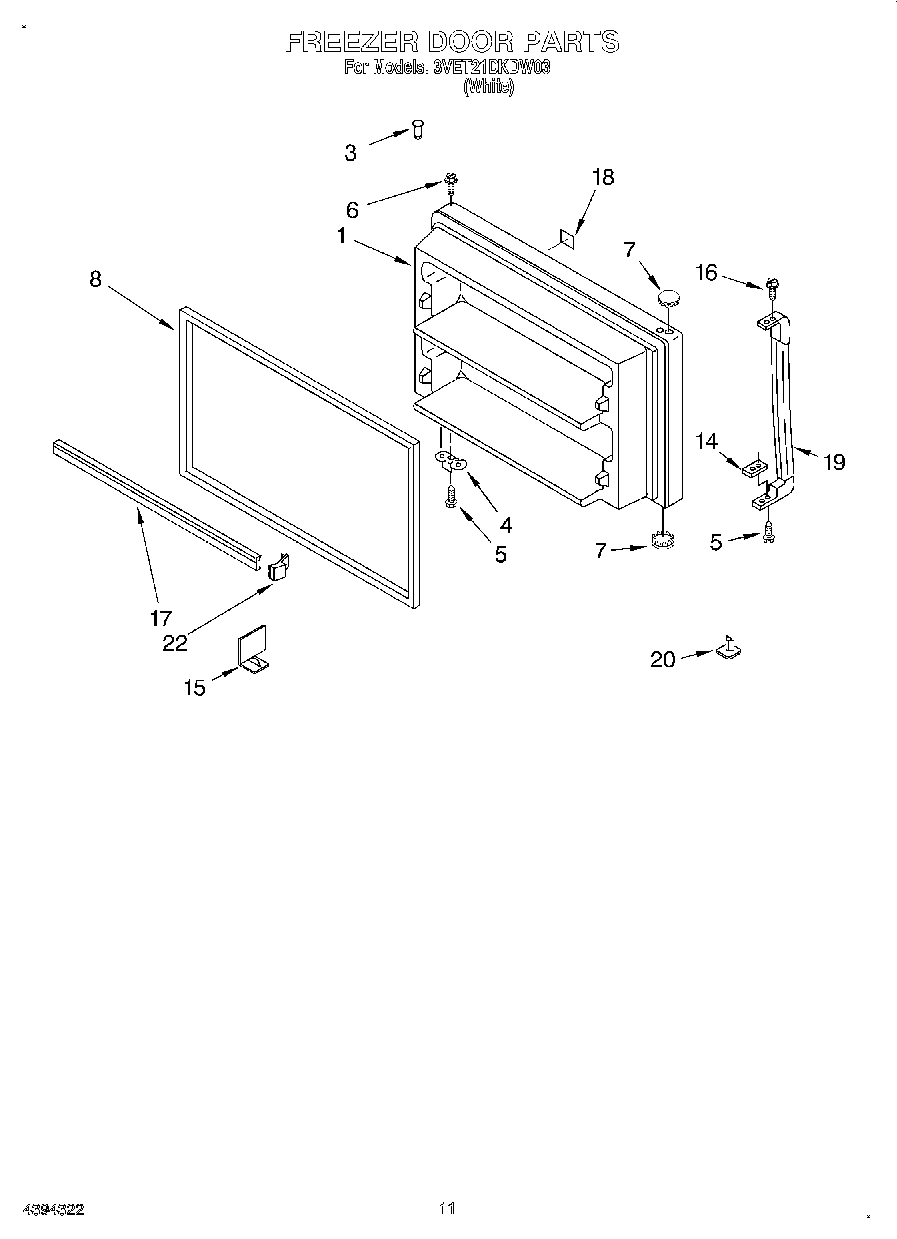 06 - FREEZER DOOR, LIT/OPTIONAL